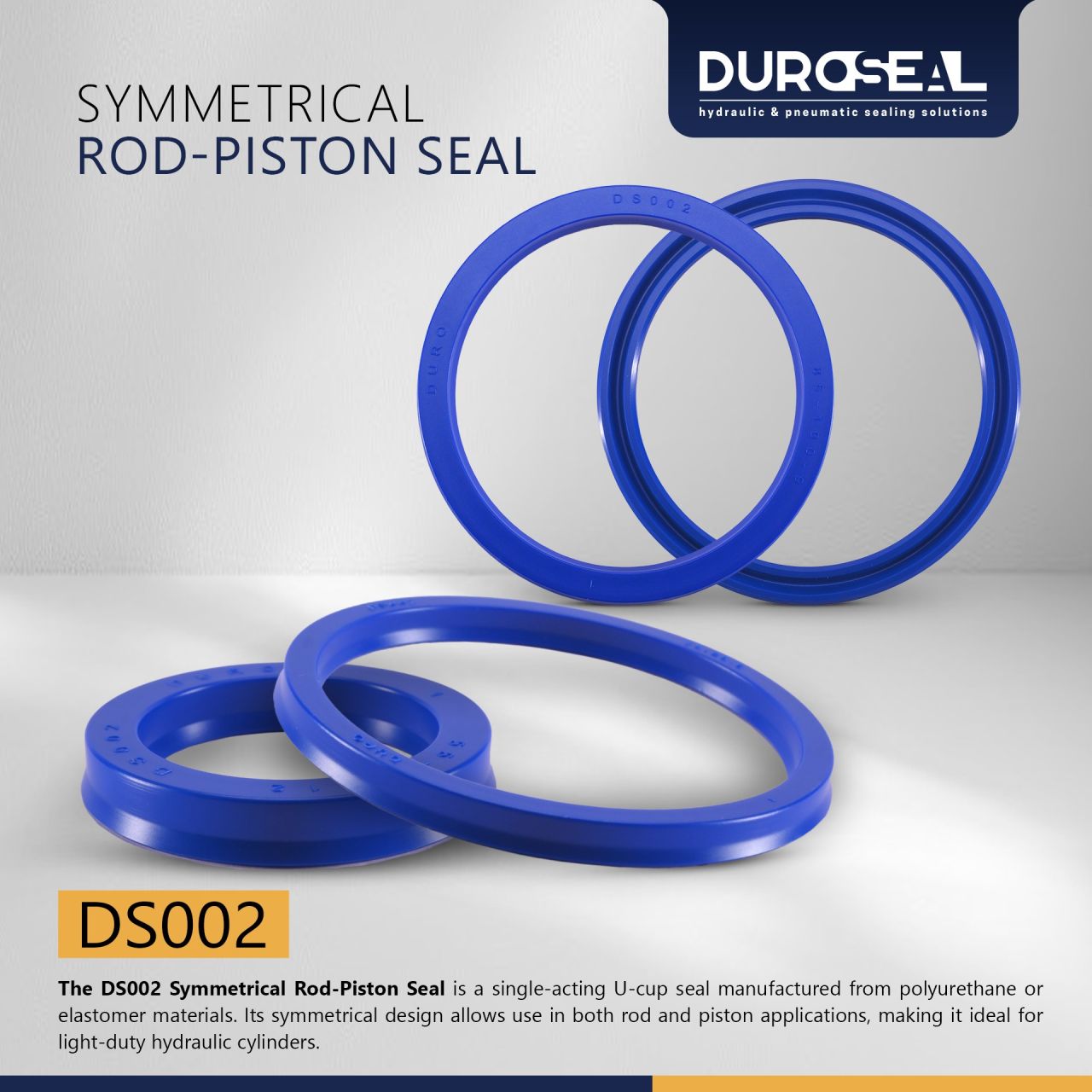Rod-Piston Seal 100x115x9 PU